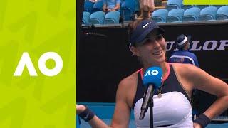 Belinda Bencic: "I tried to show my heart" (2R) on-court interview | Australian Open 2021