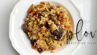 Russian/Uzbek PLOV (one pot rice pilaf)