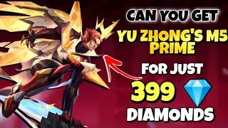 HOW TO GET YU ZHONG'S M5 PRIME SKIN | YU ZHONG COSMIC DRAGON | MLBB |