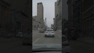 Driving Downtown Winnipeg #shorts #shortsviral