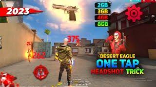 Desert Eagle One Tap Headshot Trick || Free Fire Me Headshot Kaise Mare || Khuni Gamers