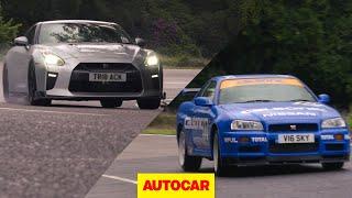 Nissan Skyline GT-R review | R34 Skyline v R35 GT-R | Autocar Heroes