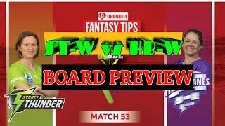 ST-W vs HB-W Dream11 Board preview | Captain, Vice-captain, Fantasy Playing Tips,