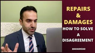 Repairs and damages in rental properties