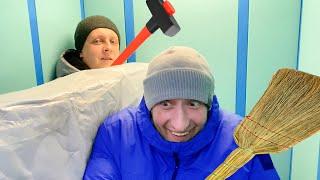 СТАРЫЙ ЗАСТАВИЛ РАБОТАТЬ ЛЫСУЮ БОРОДУ. NERF BROTHERS