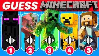  Guess the Minecraft Characters by RAP Song & Emoji!  Ultimate Minecraft Movie Quiz 