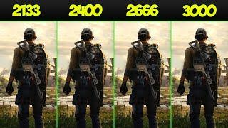 DDR4 2133MHz vs 2400MHz vs 2666MHz vs 3000MHz The Division 2