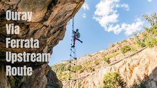 How to Do Ouray Via Ferrata Upstream Route (Full Course) | Ouray, Colorado