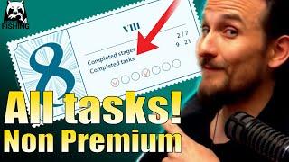 Russian Fishing 4 - NEWS - All Non-Premium Tasks - 8 years RF4 Event