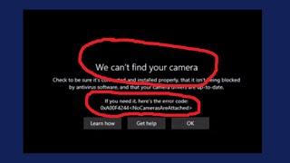 Fix We can't find your camera Error 0xA00F4244 in Windows 11 / 10 | How To Solve Camera not work