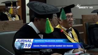 [Liputan] Sidang Promosi Doktor Rahmat Edi Irawan