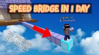 How to Speed Bridge in Minecraft Bedwars [Tutorial]