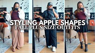 5 FALL PLUS SIZE FALL 2023 OUTFITS | Apple Shaped Body Fashion