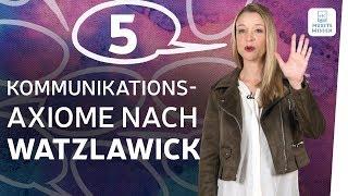 Kommunikationsmodell I 5 Axiome Watzlawick I Deutsch