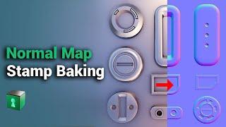 Blender Secrets - Normal Map Stamp Baking