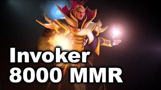 8000 MMR Invokers - w33 and Miracle- Pro Dota 2