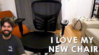 I got a new Chair! Modway Articulate Office Chair Unboxing and Assembly