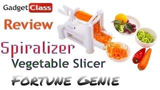 (:Review:) Fortune Genie Spiralizer Vegetable Slicer ~Makes Great Zucchini Noodles!