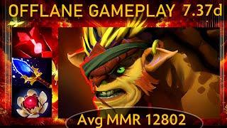  7.37d Bristleback |K+A-D - 23 KP - 80%| Offlane Gameplay - Dota 2 Top MMR