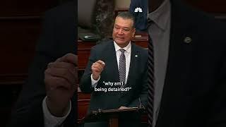Sen. Alex Padilla recounts altercation with feds