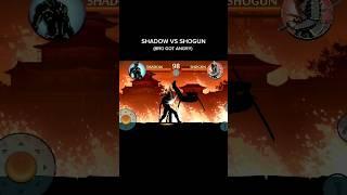 BRO GOT ANGRY  | shadow vs shogun | #shortsfeed #shdowfight2