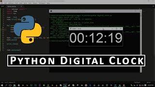 Digital Clock Using Python | Beginner Tutorial