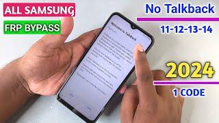 Samsung Frp Bypass TalkBack Not Working 2024 || Samsung A04/A04s/A04e/A12/A13/A14 Google Lock Remove