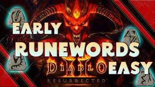 Diablo 2 Resurrected - Best Early Game Runewords - Get Further In The Game with These Beginner Runes