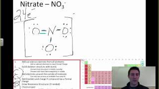 Lewis Structure: Nitrate NO3-