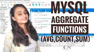 MySQL Aggregate function (Sum,Avg &Count) || MySQL Tutorial