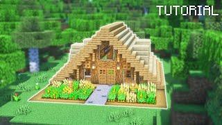 Minecraft | How to Build Oak Starter House | Easy Survival Starter House Tutorial (#15)