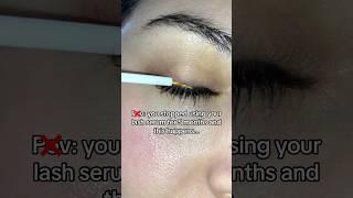What happens when you stop lash serums?