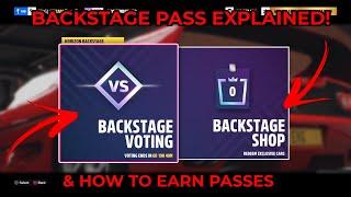 Forza Horizon 5 - Backstage Pass EXPLAINED - How It Works & How To Earn Backstage Passes