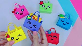 DIY|Origami cute paper bags|Оригами милые сумки из бумаги