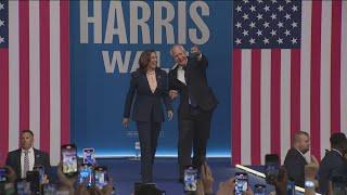 WATCH LIVE: Harris and Walz stop in Eau Claire