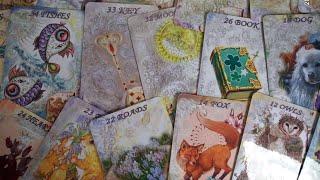 Обзор колоды Ленорман Мистический сад.  The lenormand oracle.