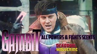 Gambit, all power & fight scenes in Deadpool and Wolverine #marvel #mcu