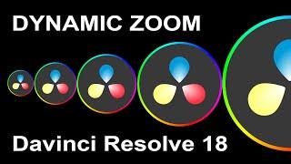 Davinci Resolve 18 Dynamic Zoom Tutorial