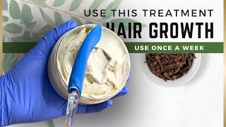 Use this treatment once a week for HEALTHY SCALP & HAIR GROWTH