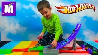 Хотвилс трек пила Острые лезвия блестательные половинки Hot Wheels Split Speeders