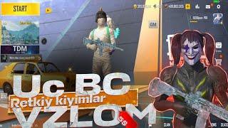 PUBG MOBILE VZLOM BC UC VZLOM  RETKI KIYIMLARNI TEKNGA OLAMIZ