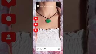 Heart shaped crystal pendant by ziyou gems and jewels | crystal shop in Bangalore  | crystal pendant