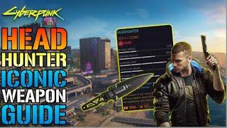 Cyberpunk 2077: The "Headhunter" NEW Iconic Weapon! How To Get It TODAY! (Weapon Guide)
