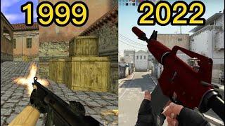 все версии Counter-strike с 1999 года по 2022 год