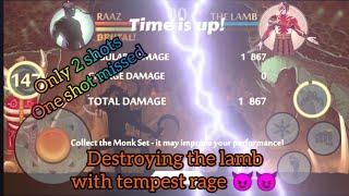 Showing the power of Oldest mythical enchantment Tempest rage || Shadow vs Lamb ||