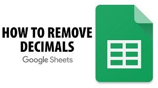 How To Remove Decimal Places In Google Sheets