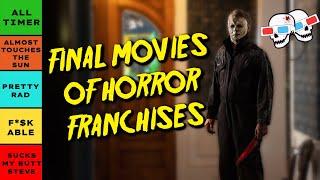 FINAL MOVIES of Horror Franchises Tier List Ranking LIVE