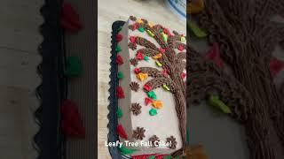 Leafy Tree Fall Cake!