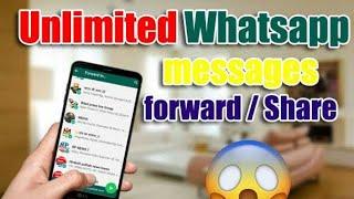 Send unlimited whatsapp group messages || no limit to share or forward  group messages