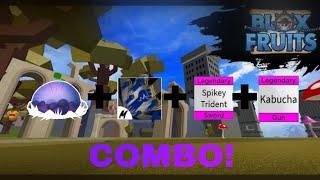 Combo de control + god human + spikey trident + kabucha!!